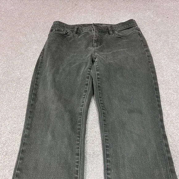 Lauren Jean Co Ralph Lauren Jeans Women’s Green Modern Straight 6 Petite Pockets - Picture 6 of 11